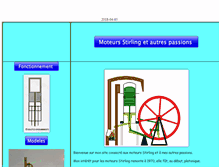 Tablet Screenshot of moteur-stirling.com